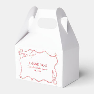 That's Amore Whimsical Hand Drawn Bridal Shower Favour Box