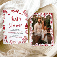 That's Amore Whimsical Italian Engagement Party