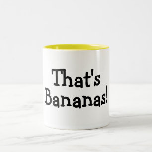 Thats Bananas Two-Tone Coffee Mug