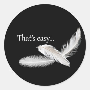 That's easy classic round sticker