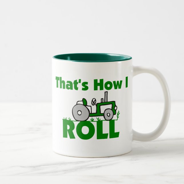 That's How I Roll Two-Tone Coffee Mug (Right)