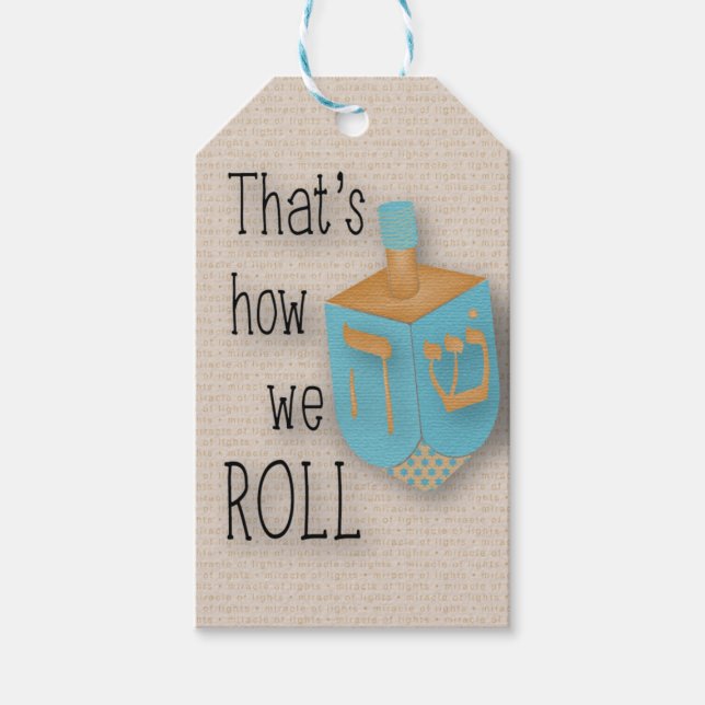 That's How We Roll Gift Tags (Front)