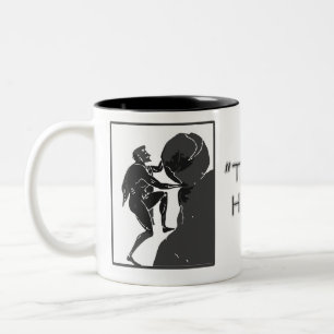 That's Just How I Roll --Sisyphus Two-Tone Coffee Mug