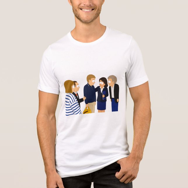 "That's Lovely Alan"  Tri-Blend Shirt (Front)