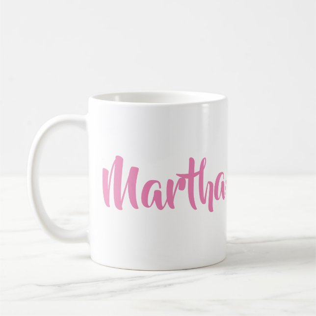 That's Me .. Martha in Pink Coffee Mug (Left)