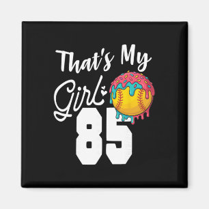 That's My Boy Softll 85 Number Mom Dad Number #85 Magnet