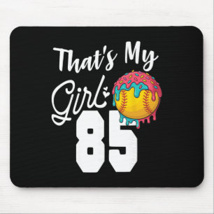 That's My Boy Softll 85 Number Mom Dad Number #85 Mouse Pad