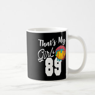 That's My Boy Softll 89 Number Mom Dad Number #89 Coffee Mug