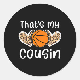 That's My Cousin Sketll Cousin Sketll Player Cousi Classic Round Sticker