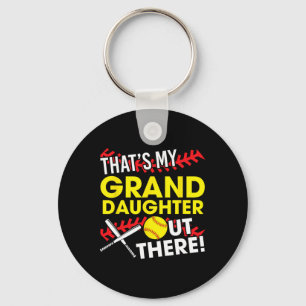 That's My Grand Daughter Out There Funny Softll Gr Key Ring