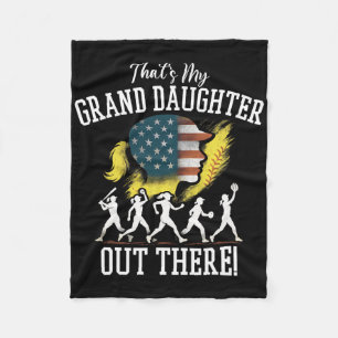 Thats My Grand Daughter Out There Softll Love Gran Fleece Blanket