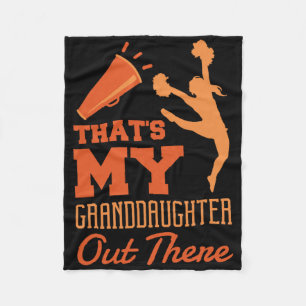 That's My Granddaughter Out There, Cheerleader Che Fleece Blanket