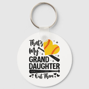 That's My Granddaughter Out There Softll Grandma G Key Ring