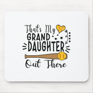 That's My Granddaughter Out There Softll Grandma G Mouse Pad