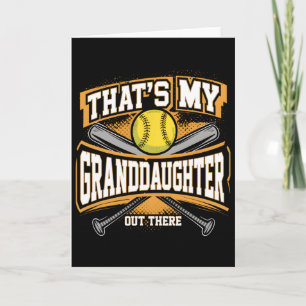 That's My Granddaughter Out-there Softll Grandpa G Card