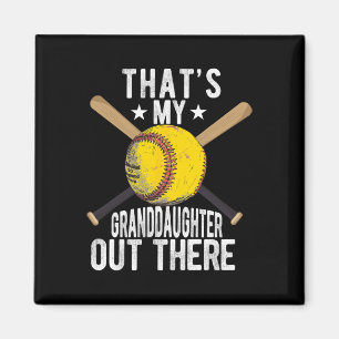 That's My Granddaughter Out There Softll Grandpa G Magnet