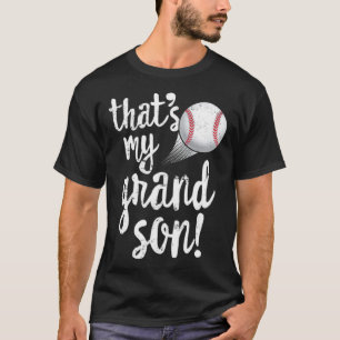 Thats My Grandson Baseball T Grandma Grandpa witch T-Shirt