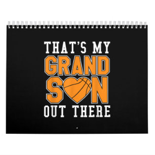 Thats My Grandson Basketball Grandma And Grandpa Calendar