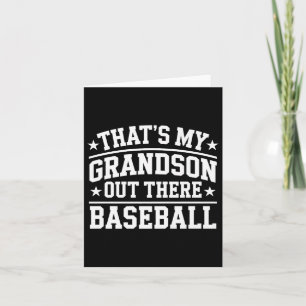 Thats My Grandson Out Baseball Grandma Mothers Day Card