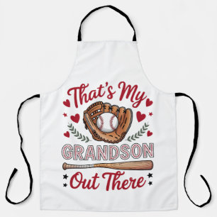 That's My Grandson Out There Baseball Grandma Apron