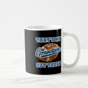That's My Grandson Out There Football Cheer Grandm Coffee Mug