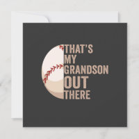 That's my Grandson Out There Funny Baseball Lover