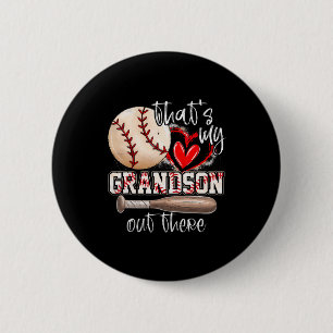 That's My Grandson Out There Sell Grandma Mothers 6 Cm Round Badge