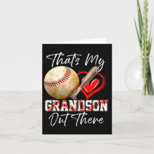 That's My Grandson Out There Sell Grandma Mothers Card