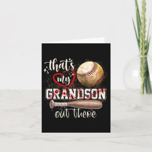 That's My Grandson Out There Sell Grandma Mothers  Card