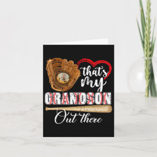 That's My Grandson Out There Sell Grandma Mothers Card