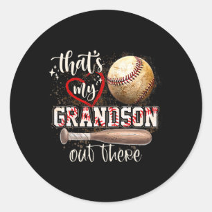 That's My Grandson Out There Sell Grandma Mothers Classic Round Sticker