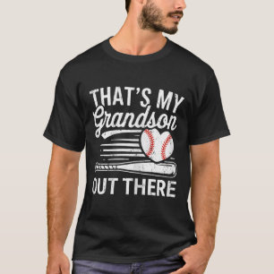 That's My Grandson Out There Shirt Women Baseball