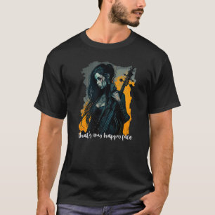 That's My Happy Wednesday Face Goth Style T-Shirt