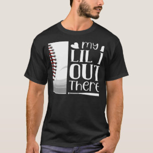 That's My Little Brother Out There Baseball Lil Br T-Shirt