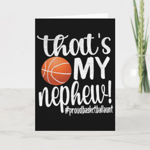 That's My Nephew Proud Sketll Aunt Sketll Auntie Card