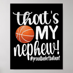 That's My Nephew Proud Sketll Aunt Sketll Auntie  Poster