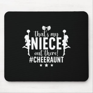 That's My Niece Cheer Aunt Cheerleading Auntie _1 Mouse Pad