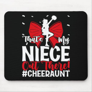That's My Niece Cheer Aunt Cheerleading Auntie  Mouse Pad