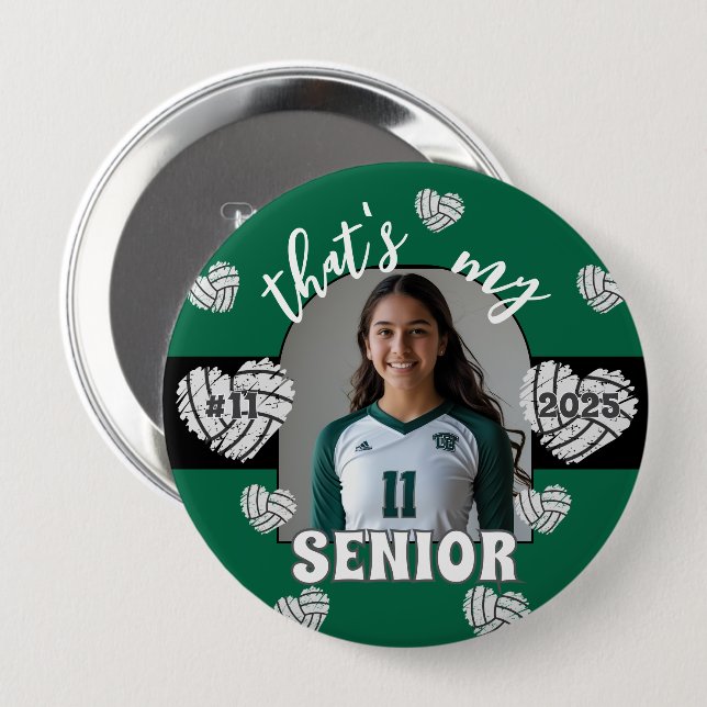 That's my Senior Volleyball Player button (Front & Back)