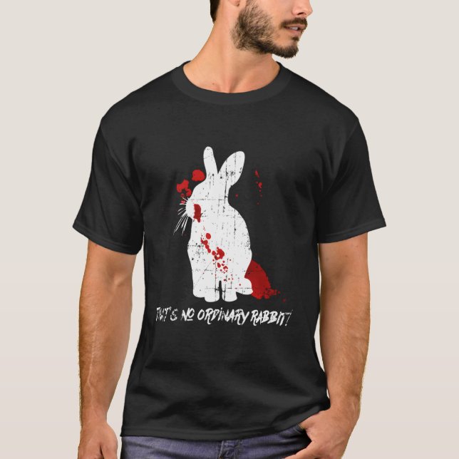 That'S No Ordinary Rabbit Python Death Bunny T-Shirt (Front)