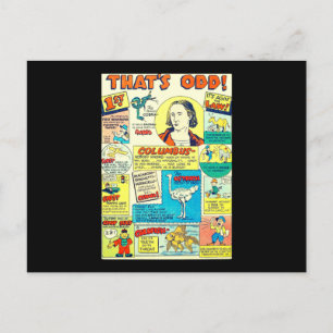 Thats Odd Comic Book Vintage Retro 50's Postcard