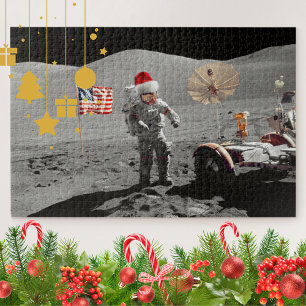 That's One Small Step for Santa Apollo 17 Jigsaw Puzzle