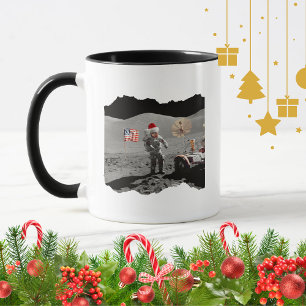 That's One Small Step for Santa Apollo 17 Mug