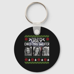 That's One Ugly Christmas Sweater Joe Biden Harris Key Ring