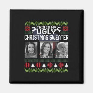 That's One Ugly Christmas Sweater Joe Biden Harris Magnet