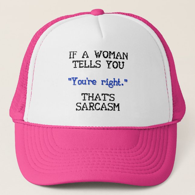 That's Sarcasm Funny Ball Cap Hat (Front)
