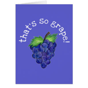 That's So Grape (Great) Congrats Purple Grapes
