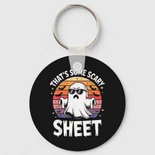 Thats Some Scary Sheet Halloween Costume Key Ring