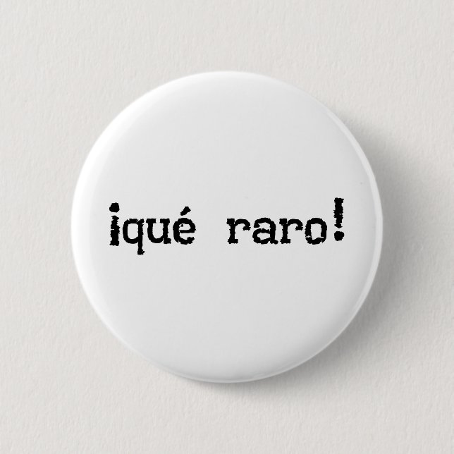 That's Strange Exclamation 6 Cm Round Badge (Front)
