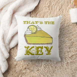 That's the Key Florida Key Lime Pie Slice Foodie Cushion